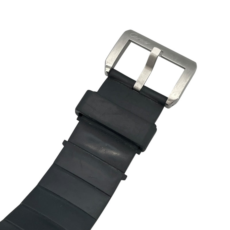 カルティエ Cartier サントス 100 LM サントス誕生100周年記念限定モデル W20121U2 シルバー SS/ラバーベルト（遊郭欠損） 自動巻き メンズ 腕時計