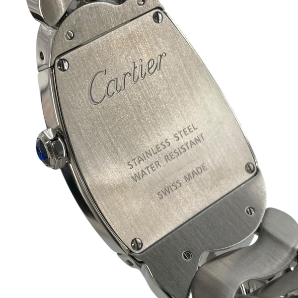 カルティエ Cartier ラドーニャLM W6600221 アイボリー SS クオーツ レディース 腕時計