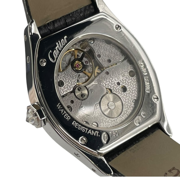 カルティエ Cartier トーチュSM WA504931 シルバー K18WG/革ベルト 手巻き レディース 腕時計