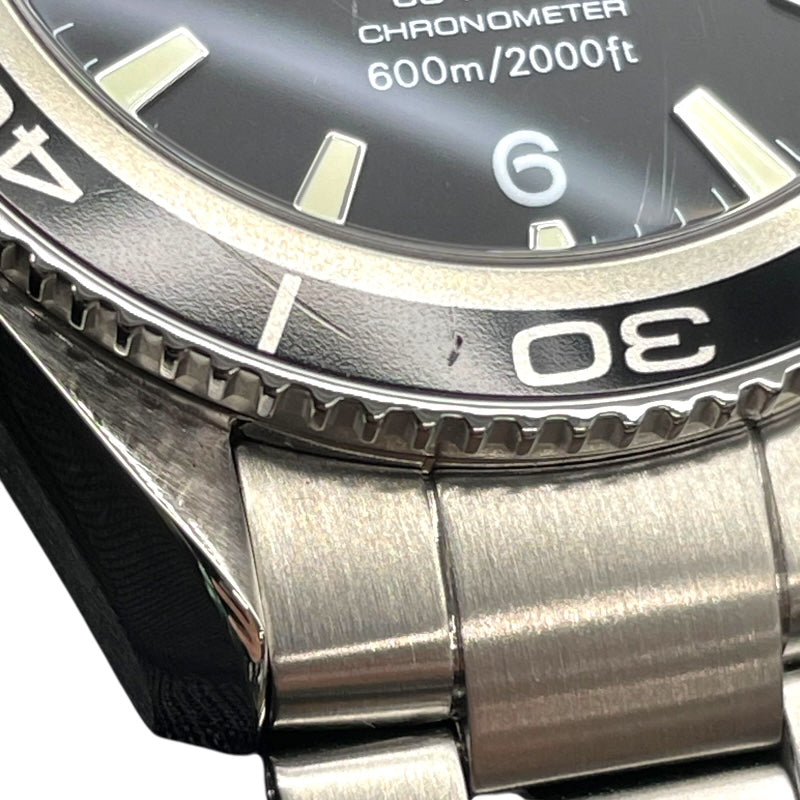 オメガ OMEGA シーマスタープラネットオーシャン600M コーアクシャル クロノメーター 2201.50 ブラック SS 自動巻き メンズ 腕時計