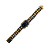 シャネル CHANEL プルミエールS ブラック GP レディース 腕時計