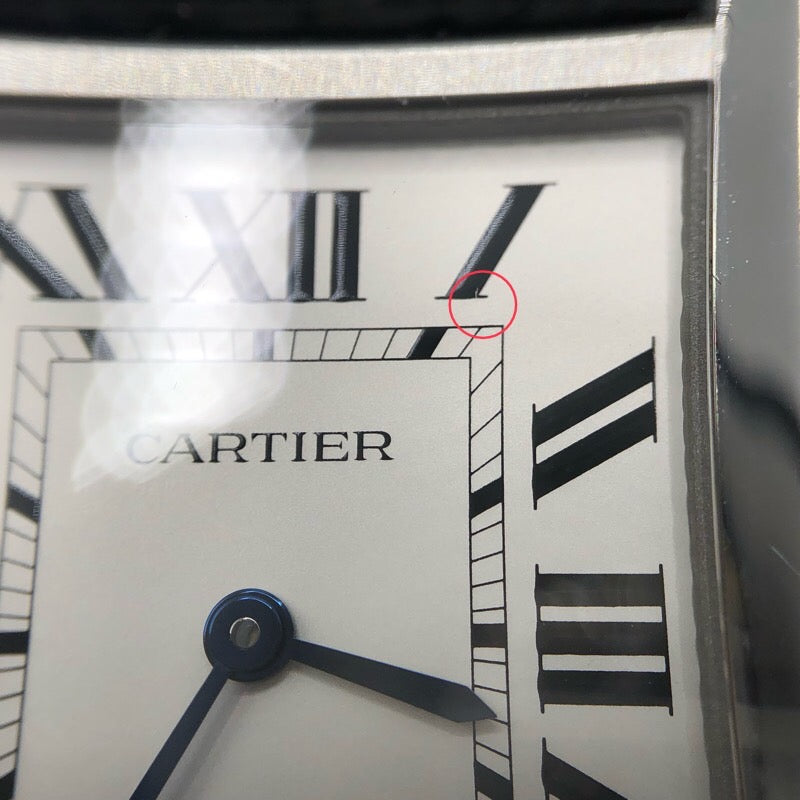 カルティエ Cartier タンクソロLM WSTA0028 シルバー SS レディース 腕時計