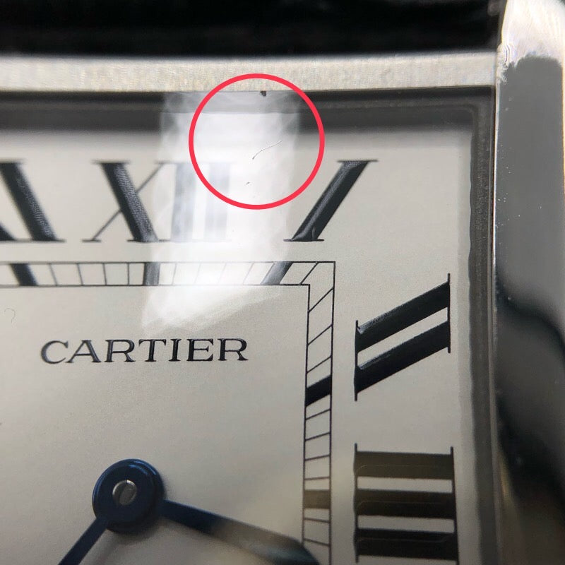 カルティエ Cartier タンクソロLM WSTA0028 シルバー SS レディース 腕時計
