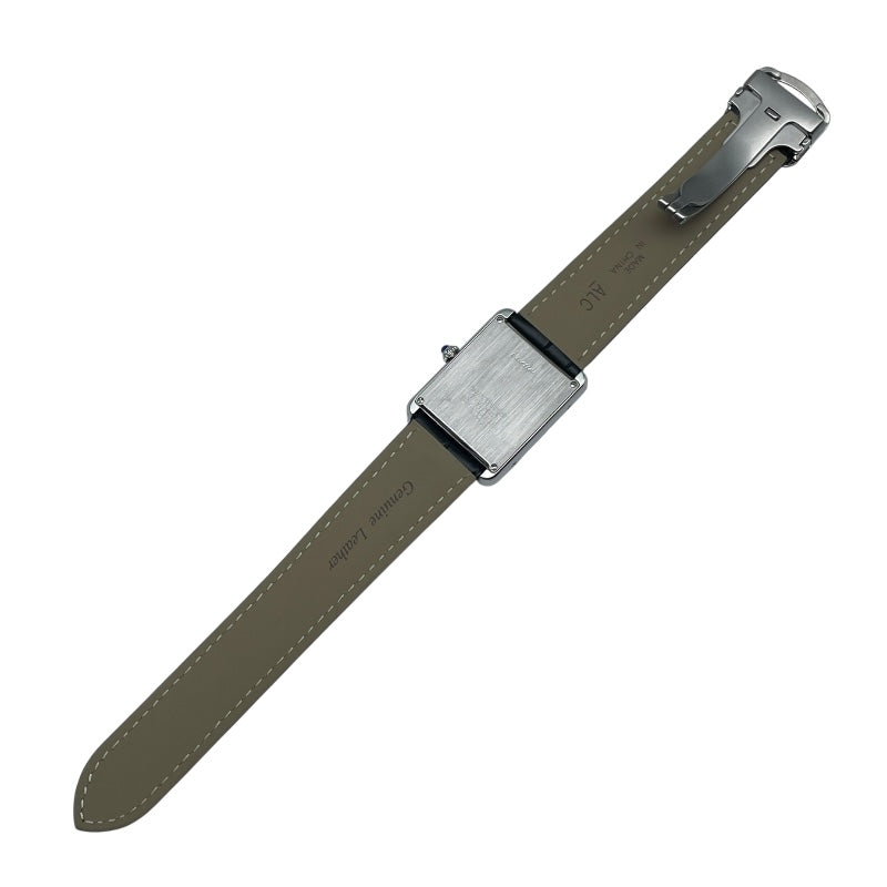 カルティエ Cartier タンクソロLM WSTA0028 シルバー SS レディース 腕時計