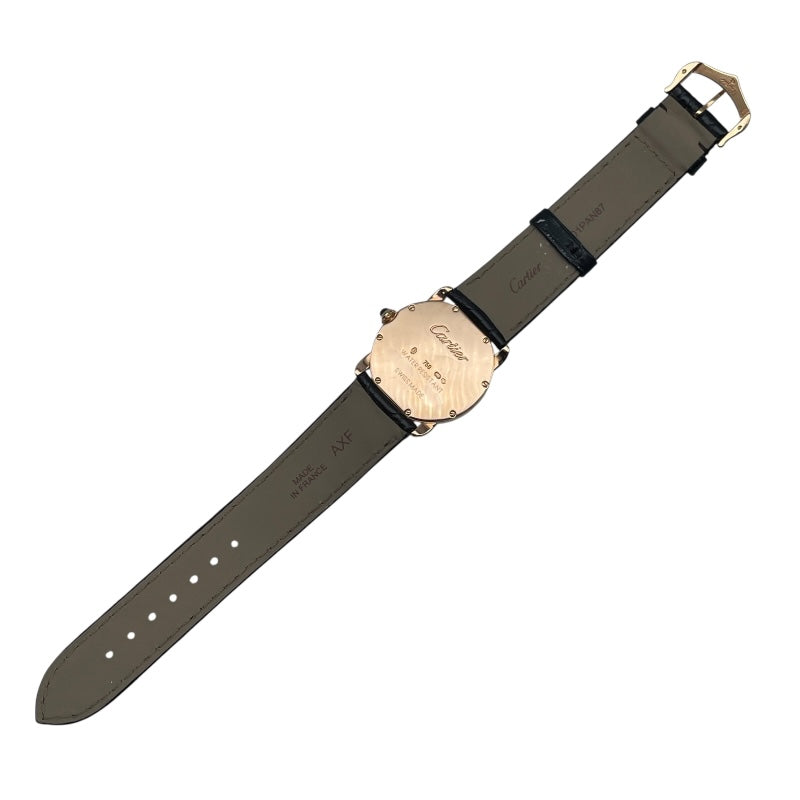 カルティエ Cartier ロンドルイカルティエ29mm W6800151 シルバー K18PG レディース 腕時計