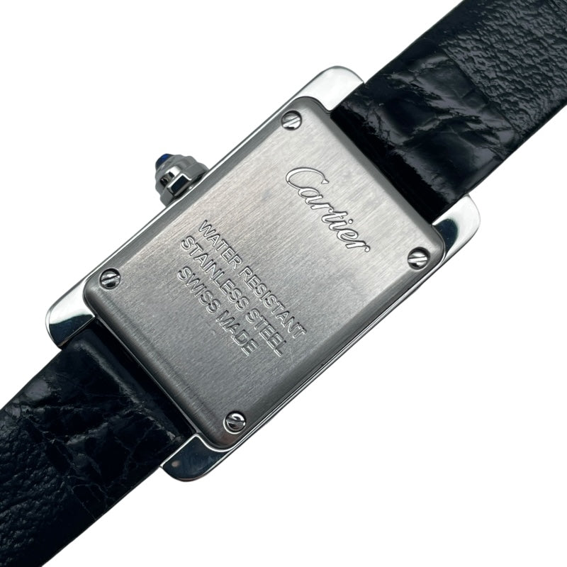 カルティエ Cartier タンクアメリカンミニ 日本限定 WSTA0032 シルバー SS レディース 腕時計