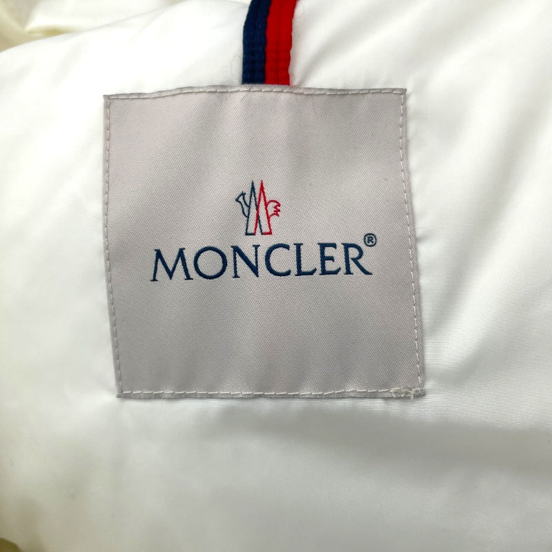 モンクレール MONCLER MARRIONNIERダウンロングコート ホワイト ナイロン レディース その他アウター