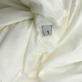 モンクレール MONCLER MARRIONNIERダウンロングコート ホワイト ナイロン レディース その他アウター