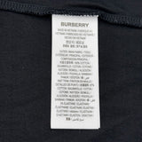 バーバリー BURBERRY 長袖Tシャツ 8025663 ブラック コットン メンズ 長袖Ｔシャツ