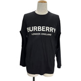 バーバリー BURBERRY 長袖Tシャツ 8025663 ブラック コットン メンズ 長袖Ｔシャツ
