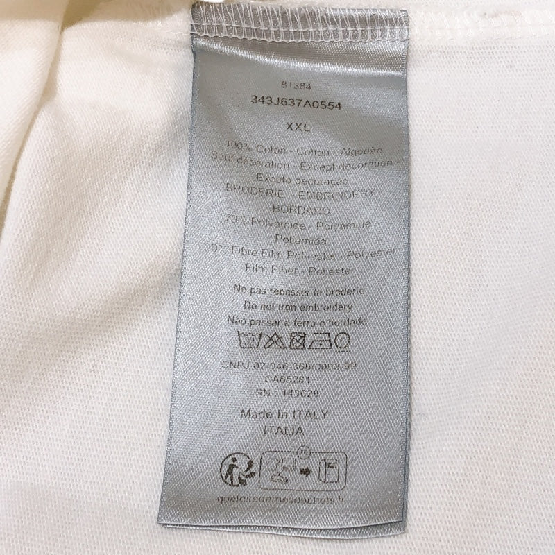クリスチャン・ディオール Christian Dior CDインターレース半袖Tシャツ23AW 343J637A0554 コットン メンズ 半袖Ｔシャツ