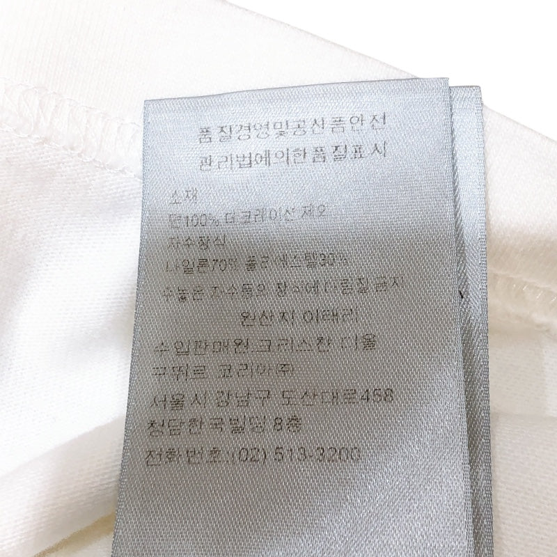 クリスチャン・ディオール Christian Dior CDインターレース半袖Tシャツ23AW 343J637A0554 コットン メンズ 半袖Ｔシャツ