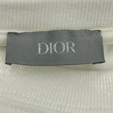 クリスチャン・ディオール Christian Dior CDインターレース半袖Tシャツ 343J637A0554 ホワイト コットン メンズ 半袖Ｔシャツ