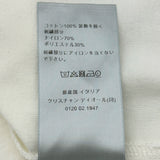 クリスチャン・ディオール Christian Dior CDインターレース半袖Tシャツ 343J637A0554 ホワイト コットン メンズ 半袖Ｔシャツ
