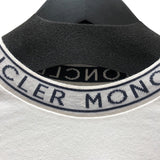 モンクレール MONCLER ロゴワッペンTシャツ ホワイト コットン 半袖Ｔシャツ