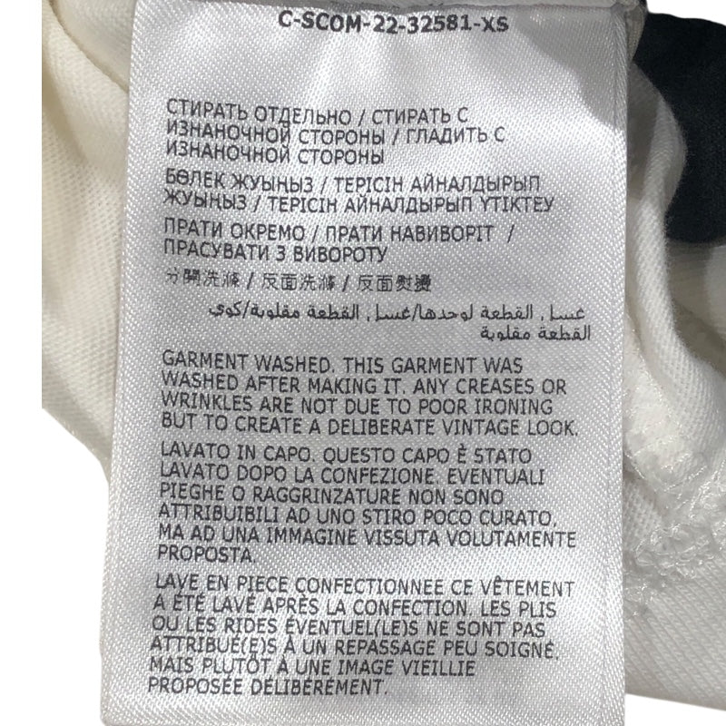 モンクレール MONCLER ロゴワッペンTシャツ ホワイト コットン 半袖Ｔシャツ