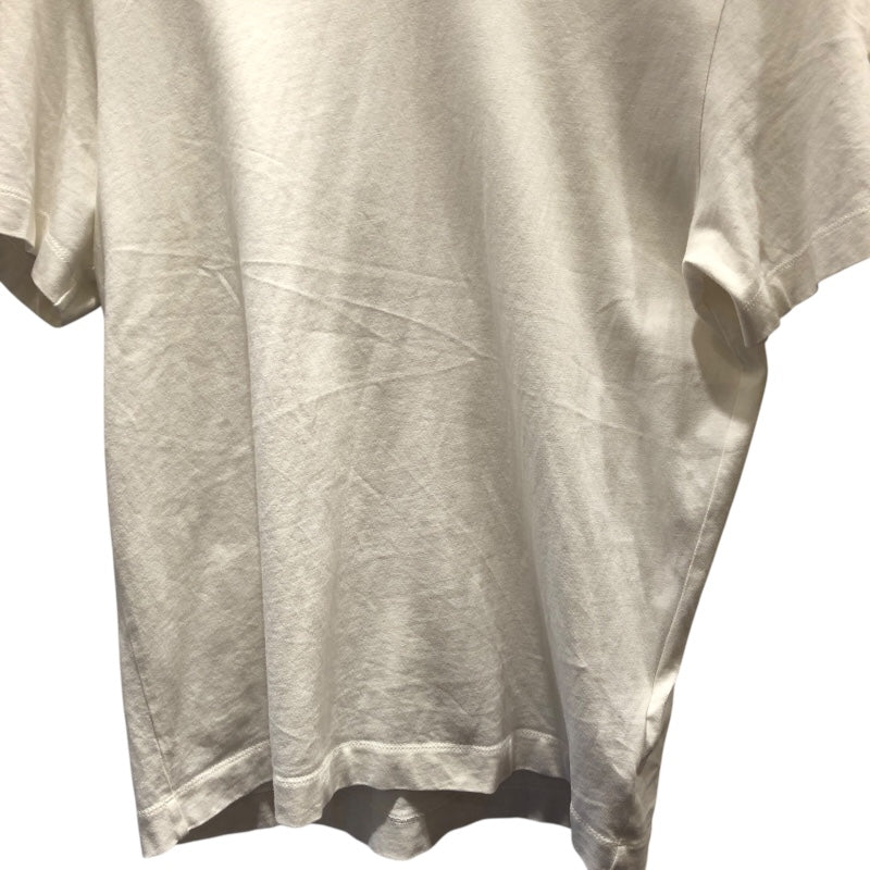 モンクレール MONCLER ロゴワッペンTシャツ ホワイト コットン 半袖Ｔシャツ