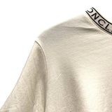 モンクレール MONCLER ロゴワッペンTシャツ ホワイト コットン 半袖Ｔシャツ