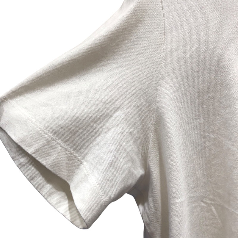 モンクレール MONCLER ロゴワッペンTシャツ ホワイト コットン 半袖Ｔシャツ