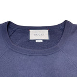 グッチ GUCCI ロゴプリントスウェットシャツ 497253 ブラック　レッド　 コットン メンズ スウェット