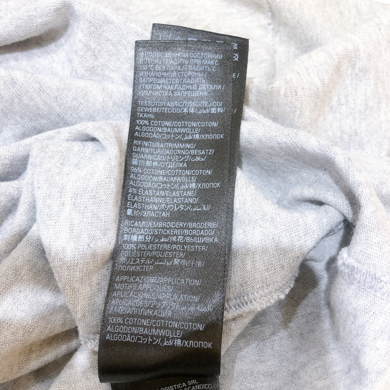 バレンシアガ BALENCIAGA BE KIND BERLIN 半袖シャツ23SS 739028 グレー　ブラック コットン メンズ 半袖Ｔシャツ