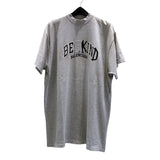 バレンシアガ BALENCIAGA BE KIND BERLIN 半袖シャツ23SS 739028 グレー　ブラック コットン メンズ 半袖Ｔシャツ