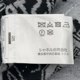 シャネル CHANEL ココマーク総柄ニットセーター P77667 グレー ウール レディース セーター