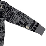 シャネル CHANEL ココマーク総柄ニットセーター P77667 グレー ウール レディース セーター