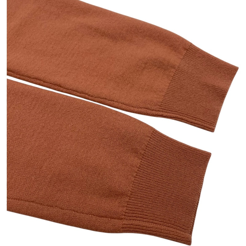 Hermes カシミヤ混セーター エルメス HERMES カシミヤ混ニットセーター オレンジ ウール