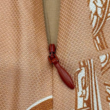 エルメス HERMES En Desordre Finesses シルクスカート 4E0330DQ ピンク シルク レディース スカート