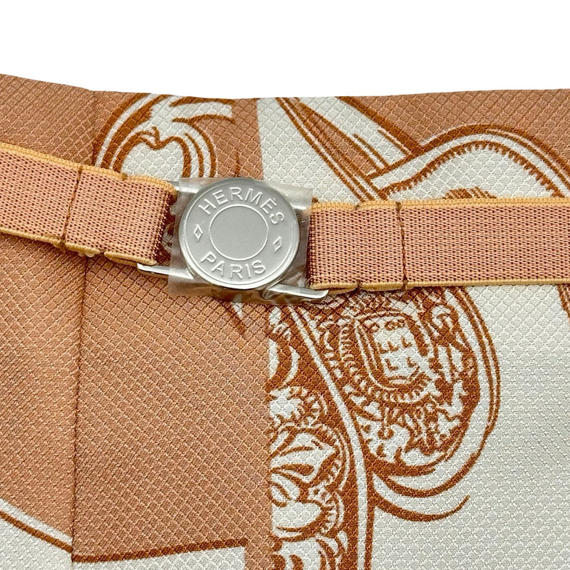 エルメス HERMES En Desordre Finesses シルクスカート 4E0330DQ
