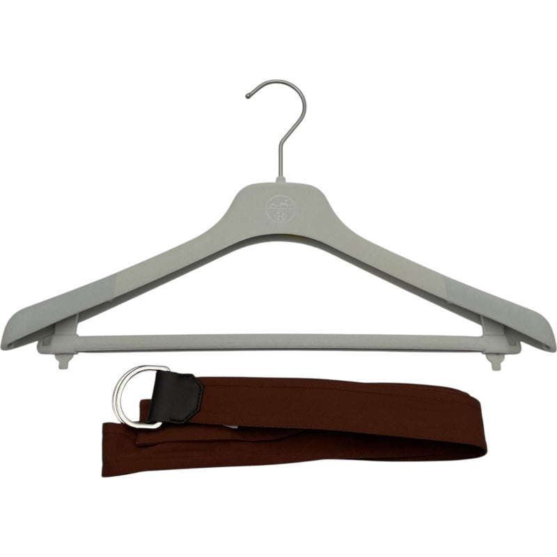 エルメス HERMES レザー切替スプリングコート 5E0146DE ブラウン  