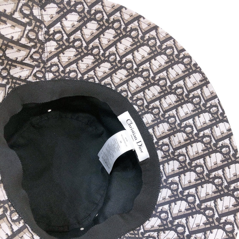 クリスチャン・ディオール Christian Dior Teddy-D　ボブハット　サイズ58 95TDD924G130 ブラック ポリエステル レディース その他ファッション雑貨