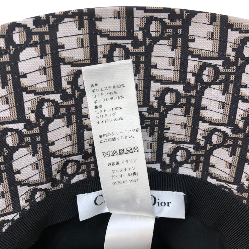 クリスチャン・ディオール Christian Dior Teddy-D　ボブハット　サイズ58 95TDD924G130 ブラック ポリエステル レディース その他ファッション雑貨