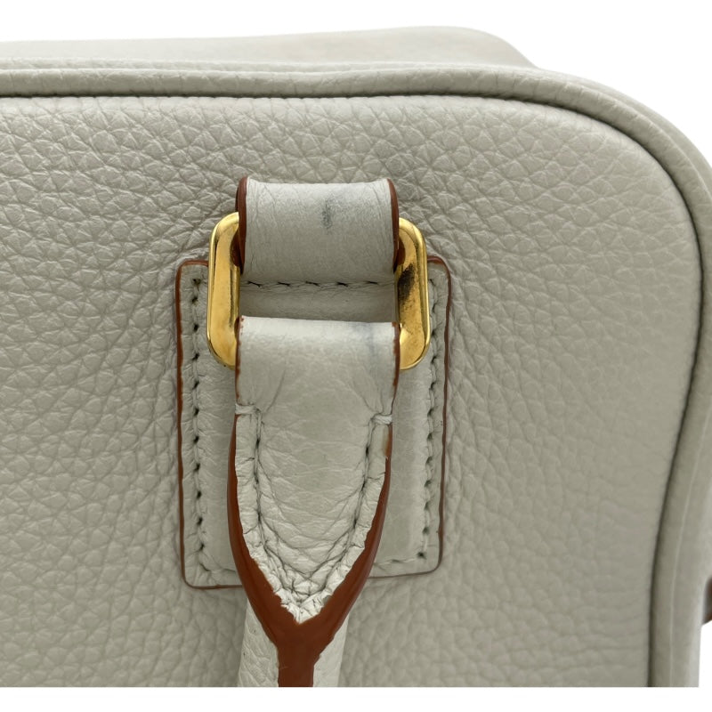 ロエベ LOEWE アマソナ19 ホワイト レザー レディース ショルダー