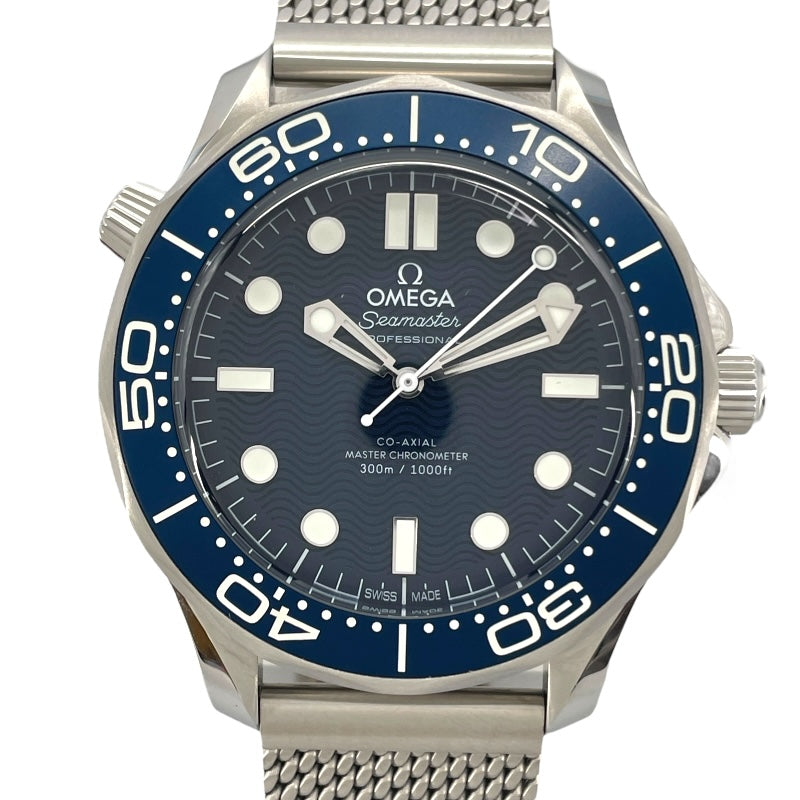 オメガ OMEGA シーマスターダイバー300M コーアクシャル マスタークロノメーター 210.30.42.20.03.002 ブルー SS メンズ 腕時計