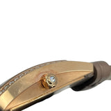 ハリーウィンストン HARRY WINSTON アヴェニューC ミニ ムーンフェイズ ブラウンシェル AVCQMP16RR004 ブラウン K18PG クオーツ レディース 腕時計