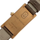 ハリーウィンストン HARRY WINSTON アヴェニューC ミニ ムーンフェイズ ブラウンシェル AVCQMP16RR004 ブラウン K18PG クオーツ レディース 腕時計