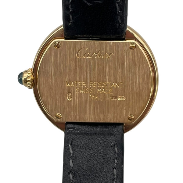 カルティエ Cartier エリプスSM W1513656 ホワイト K18YG クオーツ レディース 腕時計