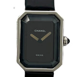 シャネル CHANEL プルミエール ブラック Pt クオーツ レディース 腕時計