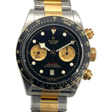 チューダー/チュードル TUDOR ブラックベイクロノ S＆G 79363 ブラック YG/SS 自動巻き メンズ 腕時計