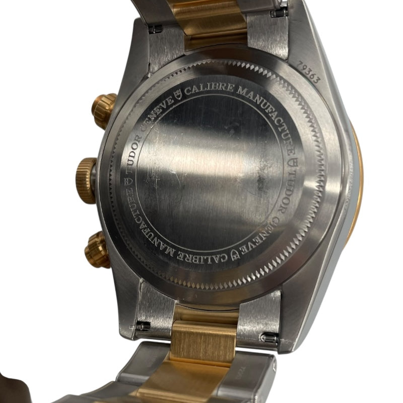 チューダー/チュードル TUDOR ブラックベイクロノ S＆G 79363 ブラック YG/SS 自動巻き メンズ 腕時計