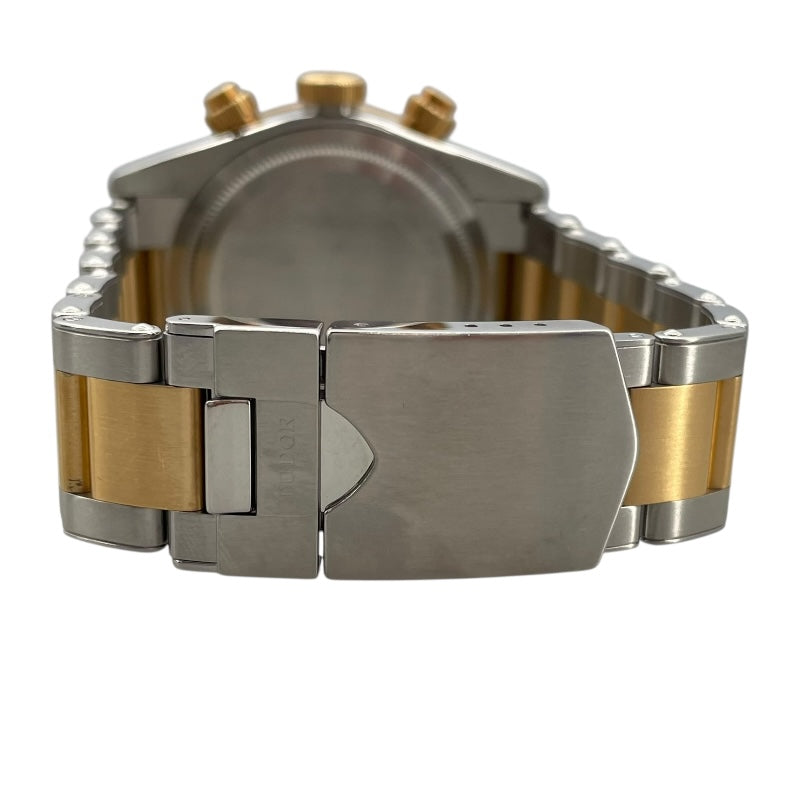チューダー/チュードル TUDOR ブラックベイクロノ S＆G 79363 ブラック YG/SS 自動巻き メンズ 腕時計