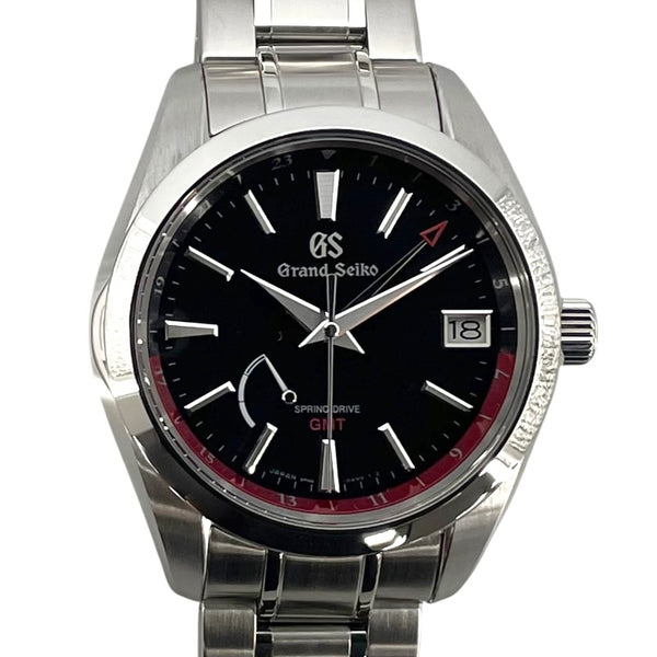 グランドセイコー Grand Seiko スプリングドライブ GMT 60本限定 SBGE261 ブラック SS 自動巻き メンズ 腕時計