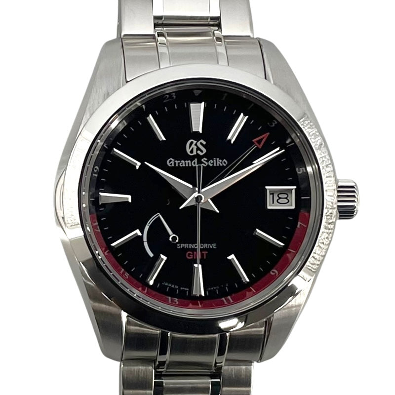 グランドセイコー Grand Seiko スプリングドライブ GMT 60本限定 SBGE261 ブラック SS 自動巻き メンズ 腕時計