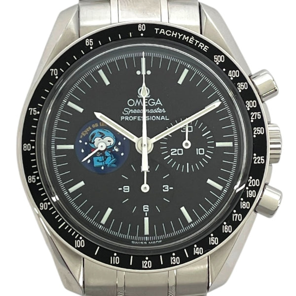 オメガ OMEGA スピードマスター プロフェッショナルムーンウォッチ スヌーピーアワード 3578.51 ブラック SS 手巻き メンズ 腕時計