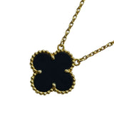 ヴァンクリーフ＆アーペル Van Cleef & Arpels ヴィンテージアルハンブラネックレス ゴールド 750/オニキス ジュエリー