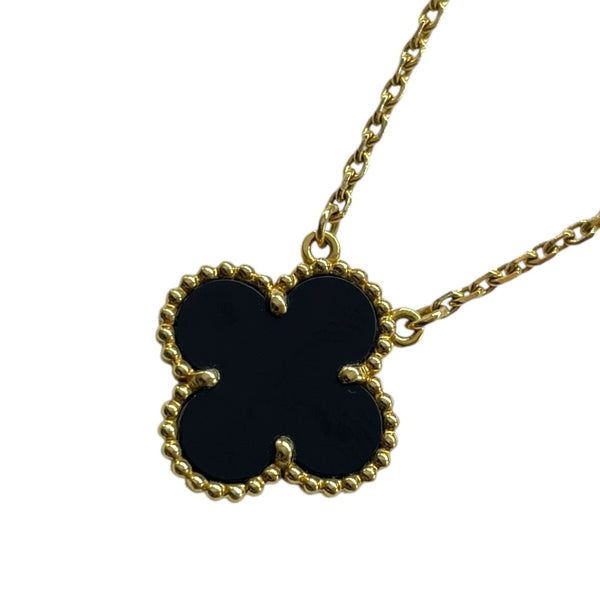 ヴァンクリーフ＆アーペル Van Cleef & Arpels ヴィンテージアルハンブラネックレス ゴールド 750/オニキス ジュエリー
