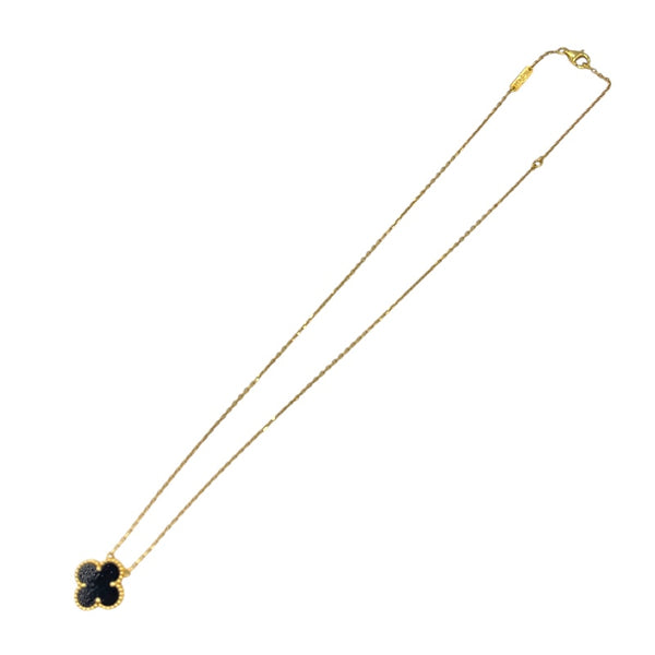 ヴァンクリーフ＆アーペル Van Cleef & Arpels ヴィンテージアルハンブラネックレス ゴールド 750/オニキス ジュエリー