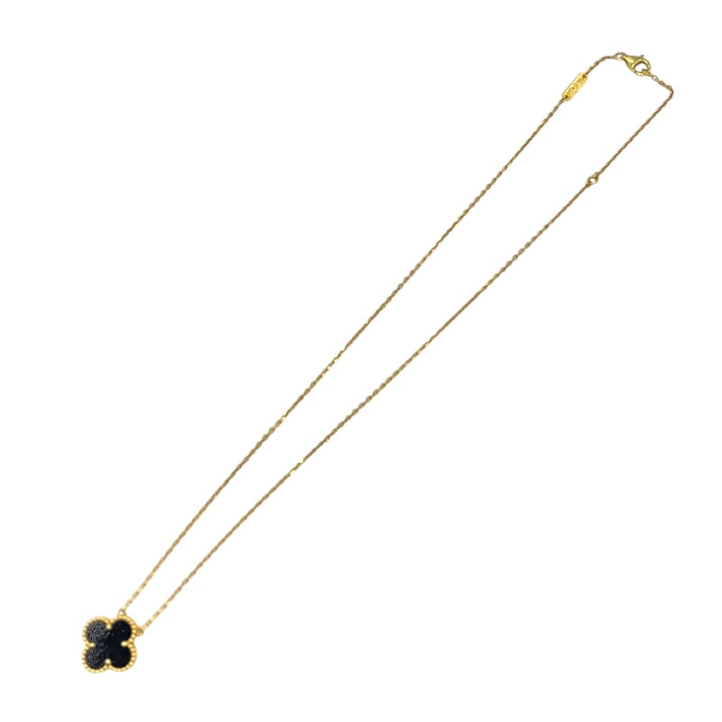 ヴァンクリーフ＆アーペル Van Cleef & Arpels ヴィンテージアルハンブラネックレス ゴールド 750/オニキス ジュエリー